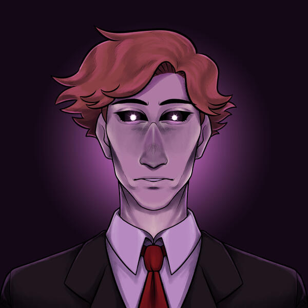 An ominous looking character.